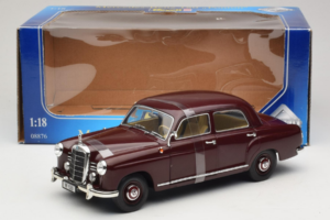 Mercedes 180 Ponton Tmavě Červený Revell 1:18 08876 Kov – obrázek 6 z 6
