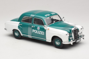 Mercedes 180 Ponton Polizei Revell 1:18 8863 Kov – obrázek 4 z 6