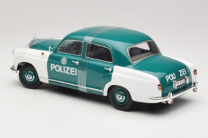 Mercedes 180 Ponton Polizei Revell 1:18 8863 Kov – obrázek 5 z 6