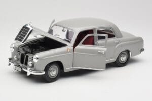 Mercedes 180 W120 Ponton Graphite Grey Revell 1:18 08974 Kov – obrázek 2 z 8