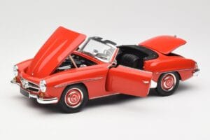 Mercedes 190 SL W121 Guards Red Minichamps 1:18 100037032 Kov – obrázek 2 z 8