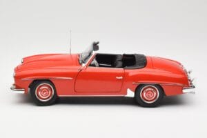 Mercedes 190 SL W121 Guards Red Minichamps 1:18 100037032 Kov – obrázek 4 z 8
