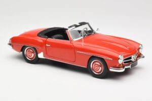 Mercedes 190 SL W121 Guards Red Minichamps 1:18 100037032 Kov – obrázek 6 z 8