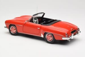 Mercedes 190 SL W121 Guards Red Minichamps 1:18 100037032 Kov – obrázek 7 z 8