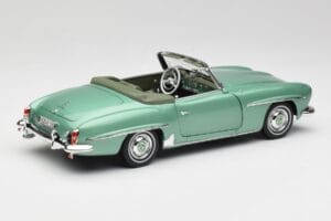 Mercedes 190 SL W121 Světle Zelený Metallic Norev 1:18 183401 Kov – obrázek 4 z 9
