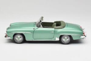 Mercedes 190 SL W121 Světle Zelený Metallic Norev 1:18 183401 Kov – obrázek 5 z 9