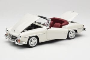 Mercedes 190 SL W121 Světle Šedý Norev 1:18 B66040710 Kov – obrázek 2 z 10