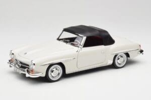 Mercedes 190 SL W121 Světle Šedý Norev 1:18 B66040710 Kov – obrázek 3 z 10