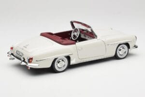 Mercedes 190 SL W121 Světle Šedý Norev 1:18 B66040710 Kov – obrázek 4 z 10