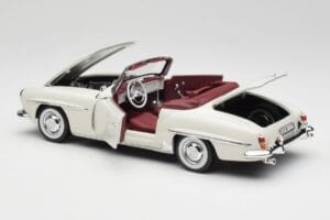 Mercedes 190 SL W121 Světle Šedý Norev 1:18 B66040710 Kov – obrázek 7 z 10