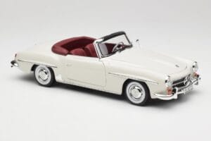 Mercedes 190 SL W121 Světle Šedý Norev 1:18 B66040710 Kov – obrázek 8 z 10
