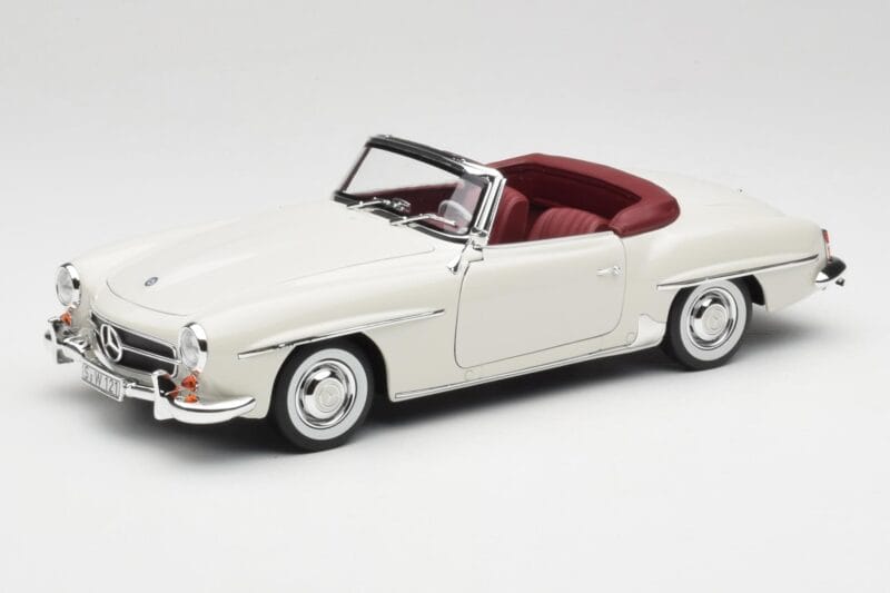 Mercedes 190 SL W121 Světle Šedý Norev 1:18 B66040710 Kov