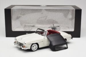 Mercedes 190 SL W121 Světle Šedý Norev 1:18 B66040710 Kov – obrázek 10 z 10