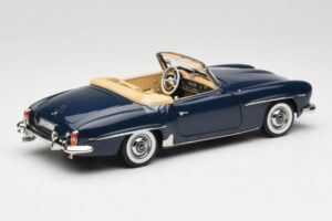 Mercedes 190 SL W121 Middle Blue Norev 1:18 183403 Kov – obrázek 3 z 8