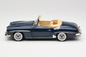 Mercedes 190 SL W121 Middle Blue Norev 1:18 183403 Kov – obrázek 4 z 8