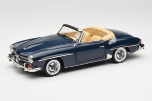Mercedes 190 SL W121 Middle Blue Norev 1:18 183403 Kov