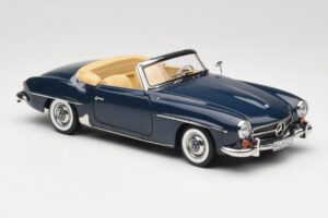 Mercedes 190 SL W121 Middle Blue Norev 1:18 183403 Kov – obrázek 6 z 8