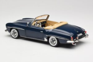 Mercedes 190 SL W121 Middle Blue Norev 1:18 183403 Kov – obrázek 7 z 8