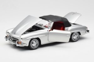 Mercedes 190 SL W121 Stříbrný Norev 1:18 B660640604 Kov – obrázek 2 z 8