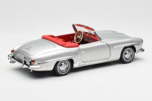 Mercedes 190 SL W121 Stříbrný Norev 1:18 B660640604 Kov – obrázek 3 z 8