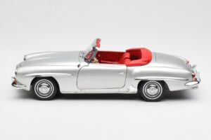 Mercedes 190 SL W121 Stříbrný Norev 1:18 B660640604 Kov – obrázek 4 z 8