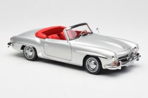 Mercedes 190 SL W121 Stříbrný Norev 1:18 B660640604 Kov – obrázek 6 z 8