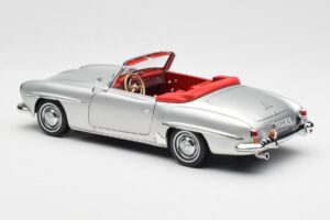Mercedes 190 SL W121 Stříbrný Norev 1:18 B660640604 Kov – obrázek 7 z 8