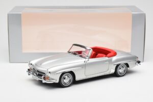 Mercedes 190 SL W121 Stříbrný Norev 1:18 B660640604 Kov – obrázek 8 z 8