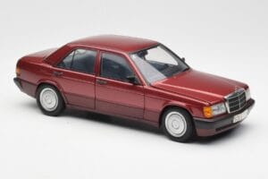 Mercedes 190E W201 2.0 Červený Dealer Edition AUTOart 1:18 B66040383 Kov – obrázek 6 z 8