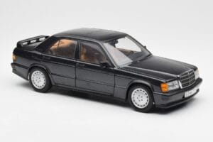 Mercedes 190E 2.3-16 W201 Modročerný Metallic AUTOart 1:18 76122 Kov – obrázek 6 z 8