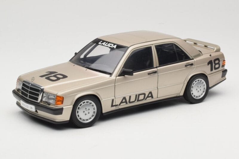 Mercedes 190E 2.3-16 W201 #1 N. Lauda Race of Champions Nurburgring 1984 AUTOart 1:18 88431 Kov