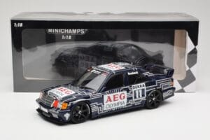 Mercedes 190E 2.5-16 EVO 1 W201 Team Snobeck #11 D. Snobeck DTM 1989 Minichamps 1:18 155893611 Kov – obrázek 6 z 6