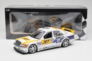 Mercedes 190E 2.5-16 EVO I W201 #17 Team MS-Jet J. van Ommen DTM 1990 Minichamps 1:18 155903617 Kov – obrázek 6 z 6