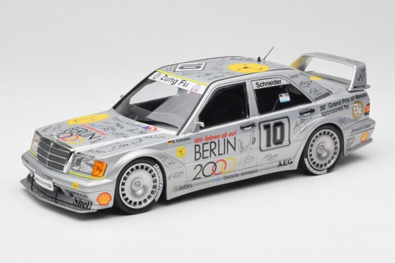 Mercedes 190E 2.5-16 EVO II W201 #10 Zung Fu B. Schneider Guia Race Macau 1992 Minichamps 1:18 155923610 Kov