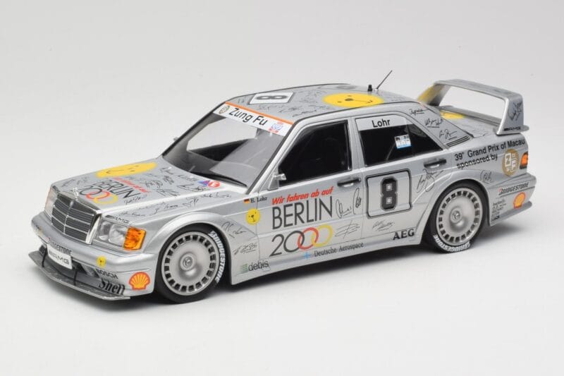 Mercedes 190E 2.5-16 EVO II W201 #8 Zung Fu E. Lohr Guia Race Macau 1992 Minichamps 1:18 155923608 Kov
