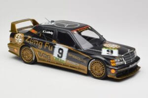 Mercedes 190E 2.5-16 EVO II W201 #9 Zung Fu K. Ludwig Guia Race Macau 1991 Minichamps 1:18 155913609 Kov – obrázek 2 z 6