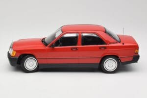 Mercedes 190E W201 Červený Minichamps 1:18 155037000 Kov – obrázek 3 z 6
