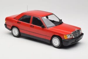 Mercedes 190E W201 Červený Minichamps 1:18 155037000 Kov – obrázek 4 z 6