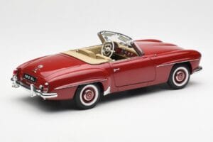 Mercedes 190SL W198 Červený AUTOart 1:18 76116 Kov – obrázek 3 z 8