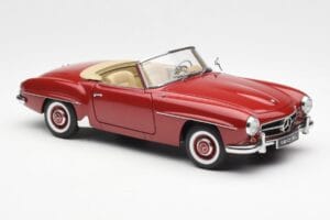 Mercedes 190SL W198 Červený AUTOart 1:18 76116 Kov – obrázek 6 z 8