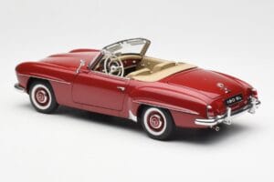 Mercedes 190SL W198 Červený AUTOart 1:18 76116 Kov – obrázek 7 z 8
