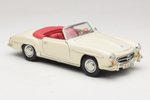 Mercedes 190SL Bílý Maisto 1:18 50274 Kov – obrázek 6 z 8