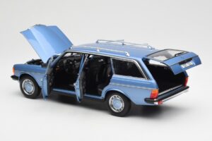 Mercedes 200 S123 T-Model Diamond Modrý Edice Dealer Norev 1:18 B66040671 Kov – obrázek 5 z 8