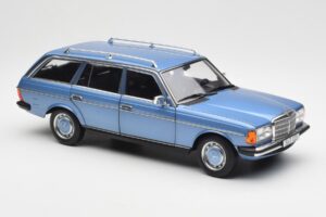 Mercedes 200 S123 T-Model Diamond Modrý Edice Dealer Norev 1:18 B66040671 Kov – obrázek 6 z 8