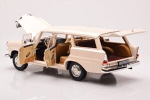 Mercedes 200 Universal W110 Krémový Norev 1:18 183709 Kov – obrázek 5 z 8