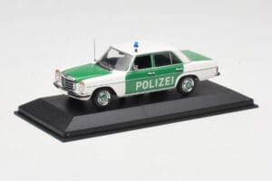 Mercedes 200 W115 Policie Minichamps 1:43 400034090 Kov – obrázek 2 z 4