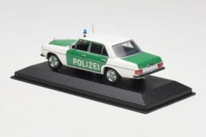 Mercedes 200 W115 Policie Minichamps 1:43 400034090 Kov – obrázek 3 z 4