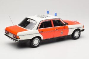 Mercedes 200 W123 Sanitka Bílý Norev 1:18 183834 Kov – obrázek 5 z 8