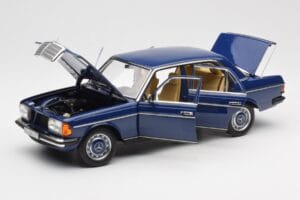Mercedes 200 W123 Surf Modrý Norev 1:18 183710 Kov – obrázek 2 z 8