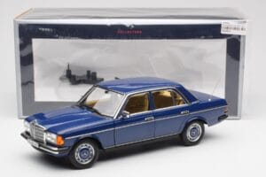 Mercedes 200 W123 Surf Modrý Norev 1:18 183710 Kov – obrázek 8 z 8
